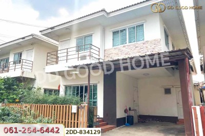 บ้านเดี่ยว บ้านเอื้อประชา รังสิต ปทุมธานี ใกล้สนง.โยธาธิการและผังเมืองจังหวัด.