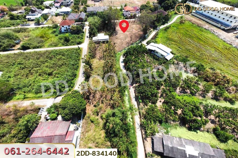 ที่ดินริมปิง 1 ไร่ 17.2 ตร.ว. ลำพูน ใกล้สำนักงานเทศบาลตำบลริมปิง-5