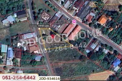 ที่ดินเลิงนกทา 318.3 ตร.ว. ยโสธร ใกล้สถานีขนส่งผู้โดยสารเทศบาลตำบลสามแยก-2