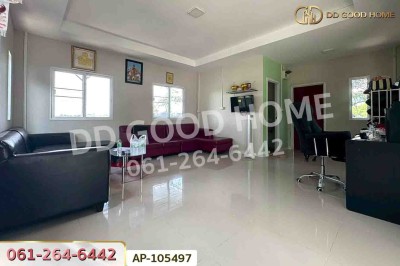 ที่ดินพร้อมสิ่งปลูกสร้าง 1 ไร่ 30 ตร.ว. ถ.เลียบคลองราษฎร์นิยม นนทบุรี ใกล้วัดคลองขวาง