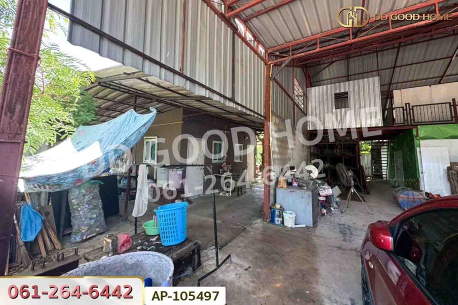 ที่ดินพร้อมสิ่งปลูกสร้าง 1 ไร่ 30 ตร.ว. ถ.เลียบคลองราษฎร์นิยม นนทบุรี ใกล้วัดคลองขวาง-6