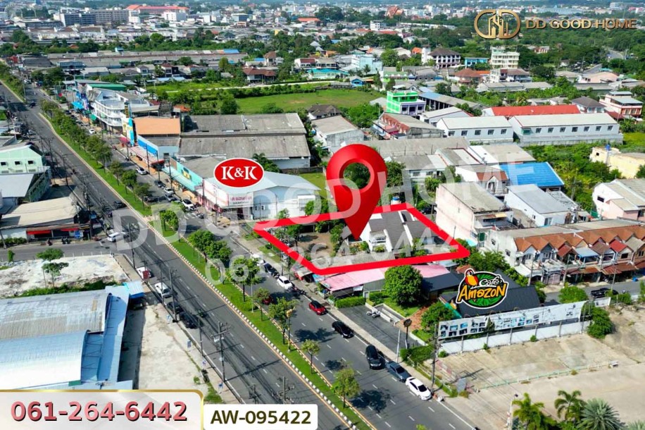 ที่ดินพร้อมสิ่งปลูกสร้าง 213.2 ตร.ว. ติด ถ.ราษฎร์อุทิศ (ย่านเขต 8 ) หาดใหญ่ ใกล้ตลาดกิมหยง-9