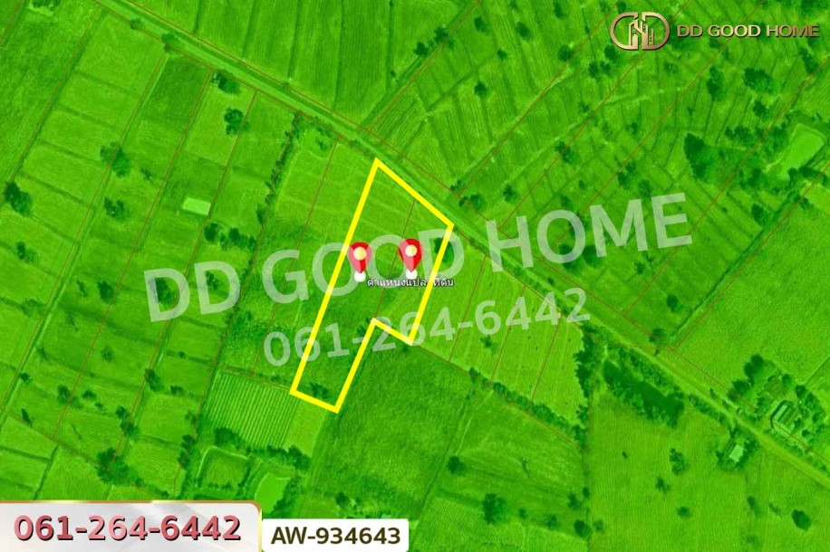 ที่ดินเขมราฐ 2 ไร่ 335.2 ตร.ว. อุบลราชธานี ใกล้ เทศบาลตำบลหนองนกทา-4