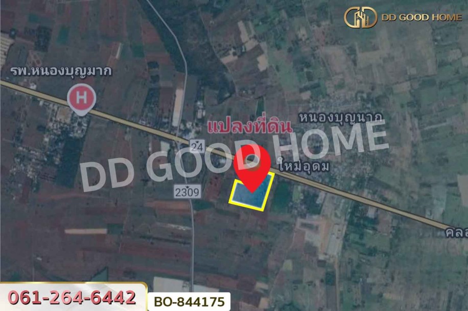 ที่ดินหนองบุญมาก 66 ไร่ 259 ตร.ว. นครราชสีมา ใกล้โรงพยาบาลหนองบุญมาก-2