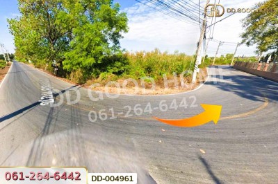 ที่ดินศีรษะกระบือ 52 ตร.ว. องครักษ์ นครนายก ใกล้มหาวิทยาลัยศรีนครินทรวิโรฒ องครักษ์.