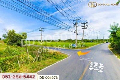 ที่ดินศีรษะกระบือ 214 ตร.ว. องครักษ์ นครนายก ใกล้มหาวิทยาลัยศรีนครินทรวิโรฒ องครักษ์.