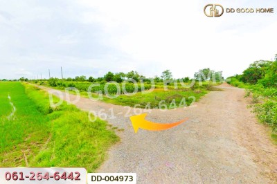 ที่ดินศีรษะกระบือ 214 ตร.ว. องครักษ์ นครนายก ใกล้มหาวิทยาลัยศรีนครินทรวิโรฒ องครักษ์.