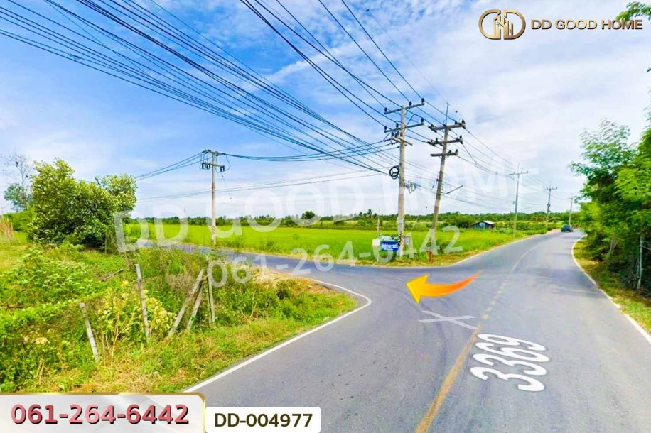 ที่ดินศีรษะกระบือ 52 ตร.ว. องครักษ์ นครนายก ใกล้มหาวิทยาลัยศรีนครินทรวิโรฒ องครักษ์.-7