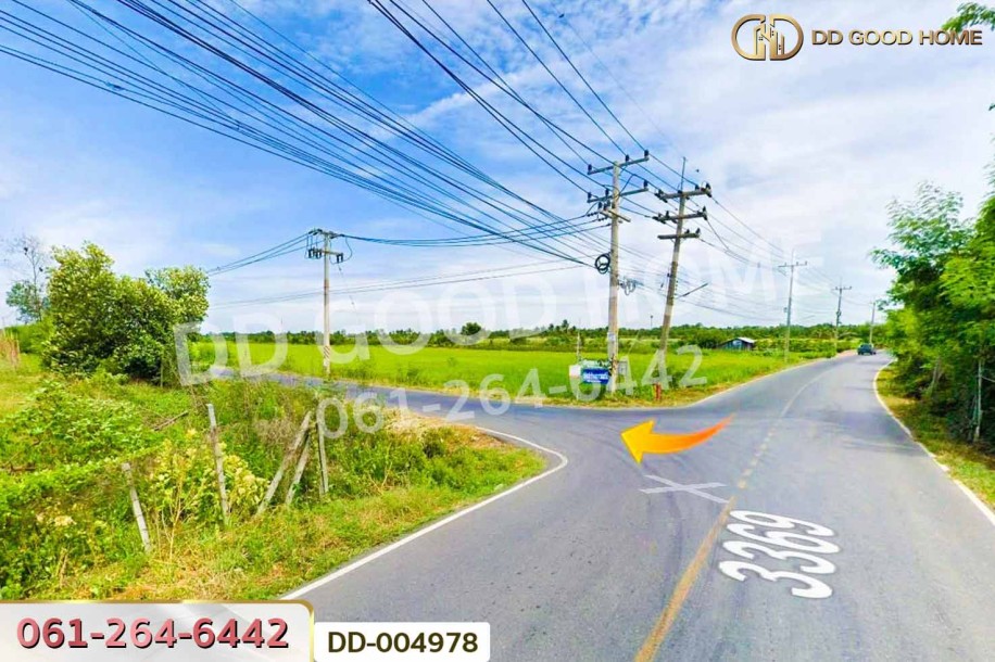 ที่ดินศีรษะกระบือ 52 ตร.ว. องครักษ์ นครนายก ใกล้มหาวิทยาลัยศรีนครินทรวิโรฒ องครักษ์.-7