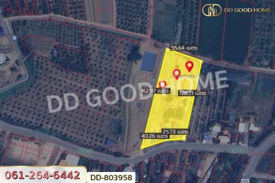 ที่ดินต้นธง 5 ไร่ 34 ตร.ว. ลำพูน ใกล้ตลาดสบทา