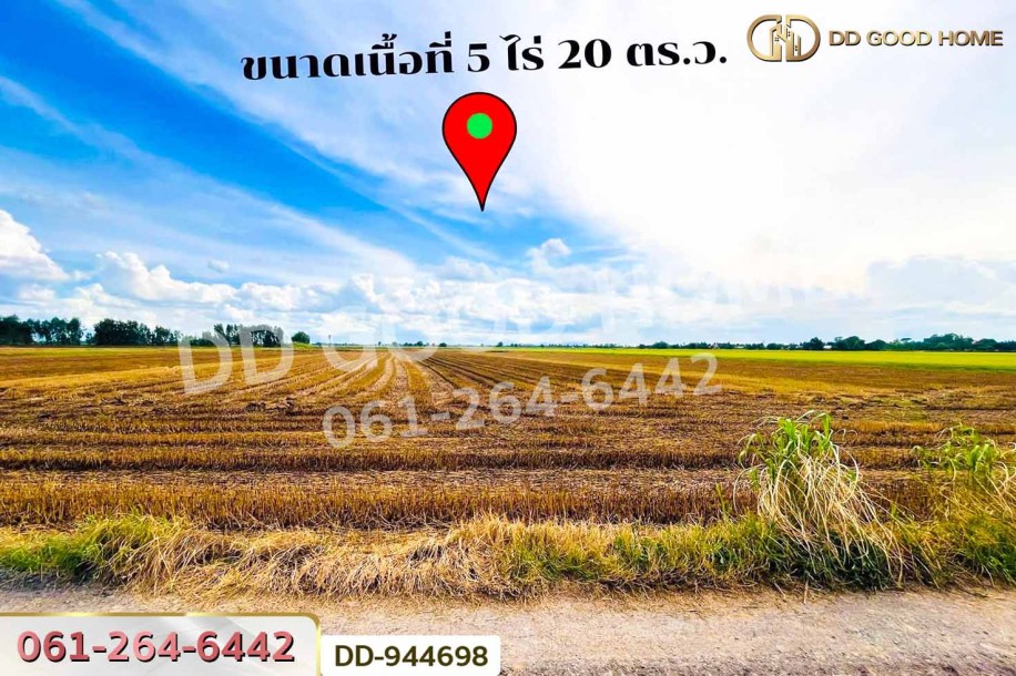 ที่ดินเกยไชย 5 ไร่ 20 ตร.ว. ชุมแสง นครสวรรค์ ใกล้ที่ว่าการอำเภอชุมแสง-3