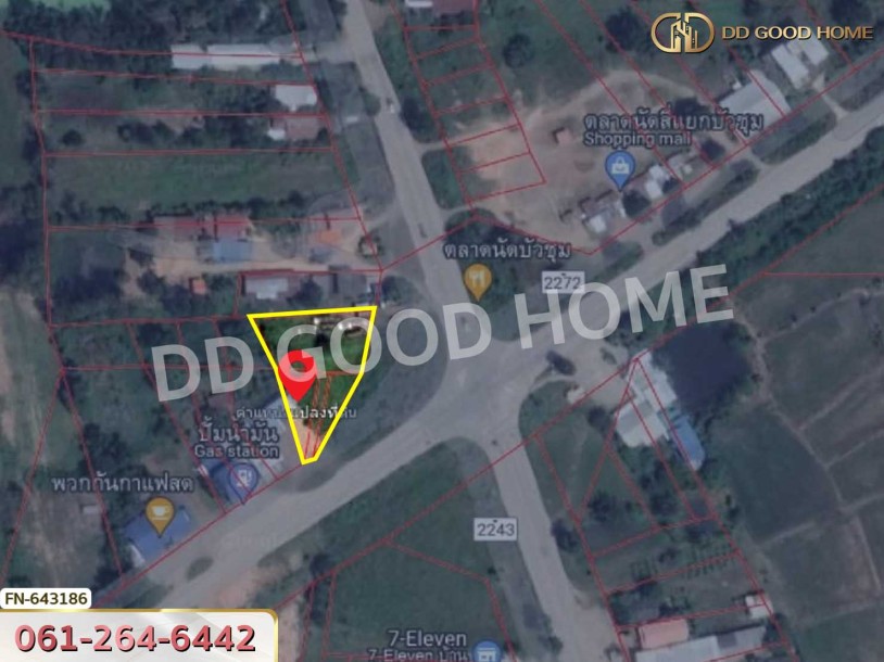 ที่ดิน สี่แยกบัวชุม ชัยบาดาล 361 ตร.ว. ลพบุรี-5