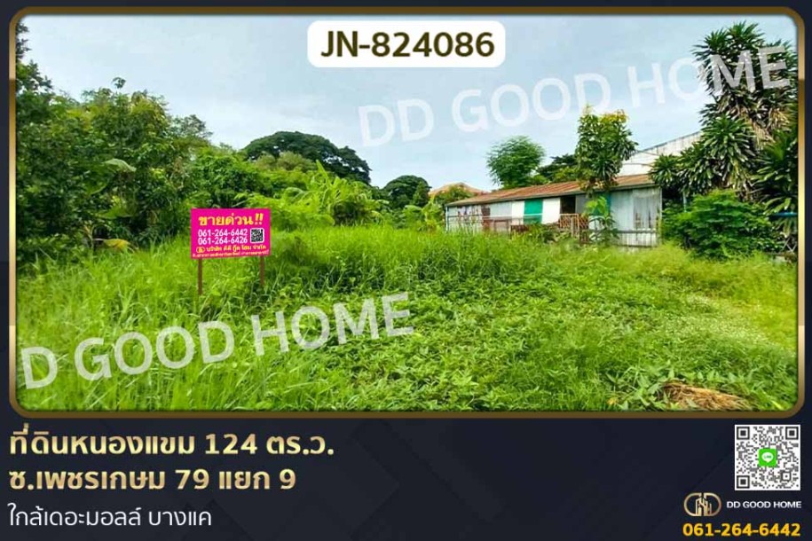 ที่ดินหนองแขม 124 ตร.ว. ซ.เพชรเกษม 79 แยก 9 ใกล้เดอะมอลล์ บางแค.-1