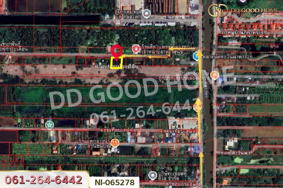 ที่ดินคลองหก 200 ตร.ว. ปทุมธานี ใกล้มหาวิทยาลัยเทคโนโลยีราชมงคลธัญบุรี-3