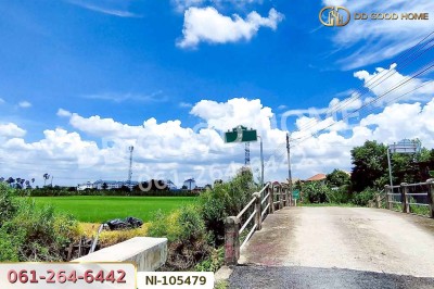 ที่ดินบางคูวัต ติดคลองหนามแดง 1 ไร่ 226.7 ตร.ว. ปทุมธานี ใกล้สำนักงานเทศบาลตำบลบางเดื่อ