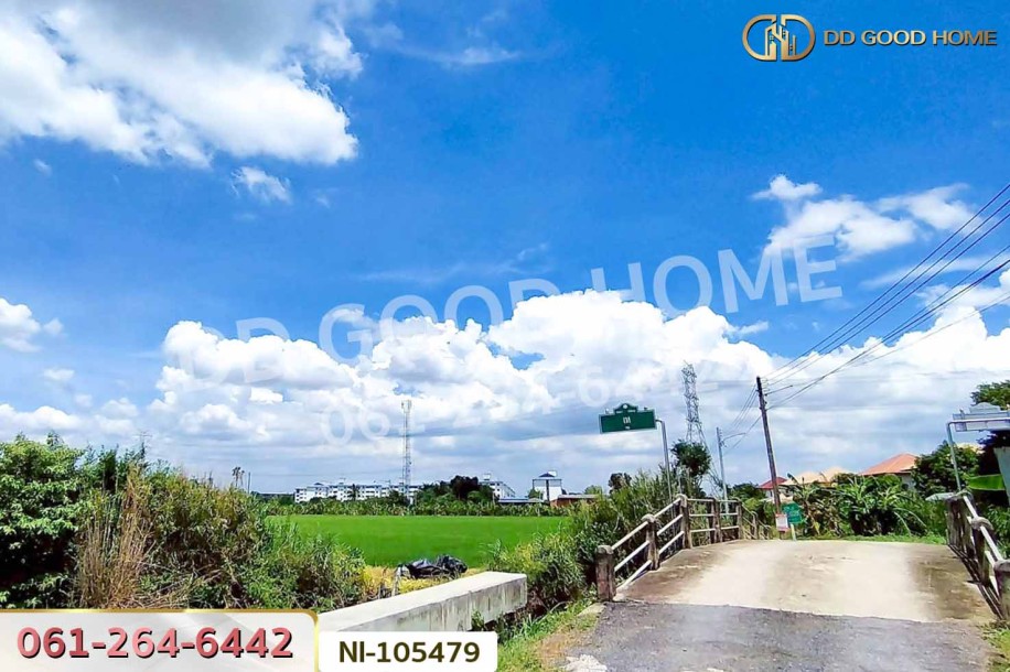 ที่ดินบางคูวัต ติดคลองหนามแดง 1 ไร่ 226.7 ตร.ว. ปทุมธานี ใกล้สำนักงานเทศบาลตำบลบางเดื่อ-3