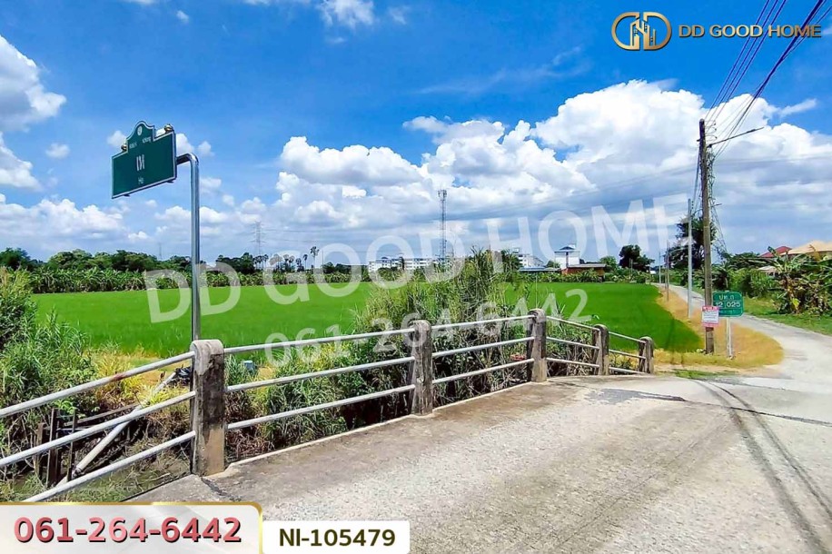 ที่ดินบางคูวัต ติดคลองหนามแดง 1 ไร่ 226.7 ตร.ว. ปทุมธานี ใกล้สำนักงานเทศบาลตำบลบางเดื่อ-2