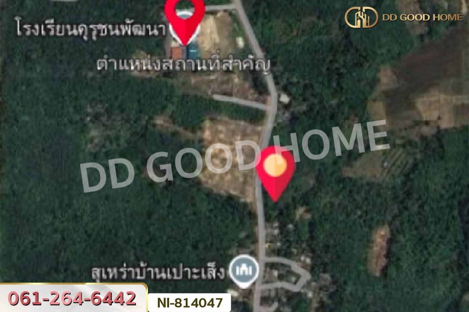 ที่ดินเปาะเส้ง 3 ไร่ 50 ตร.ว. ยะลา ใกล้ตลาดใหญ่สามแยกบ้านเนียง-2