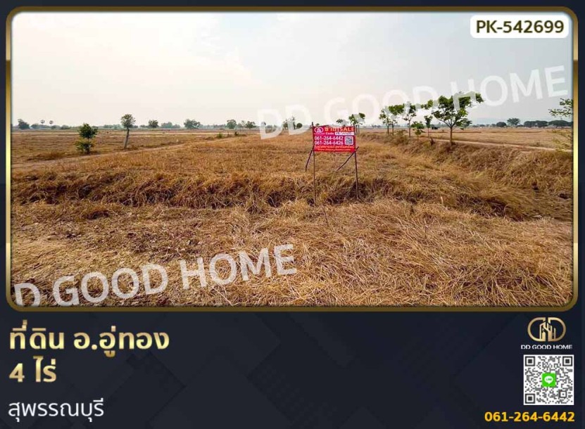 ที่ดิน อ.อู่ทอง 4 ไร่ สุพรรณบุรี-1