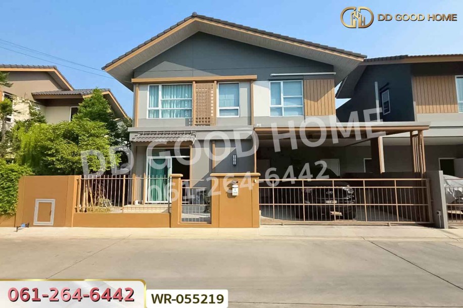 บ้านแฝด อณาสิริ กรุงเทพ-ปทุมธานี 2 ใกล้ โรงเรียนสาธิตปทุม-2
