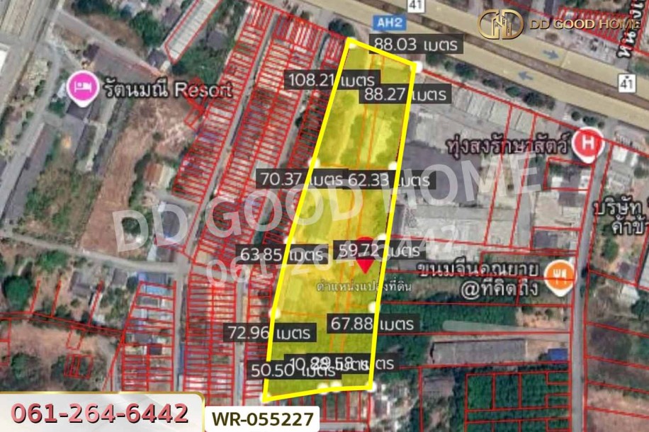 ที่ดินทุ่งสง 15 ไร่ 1.3 ตร.ว. นครศรีธรรมราช ใกล้ โลตัสทุ่งสง-4