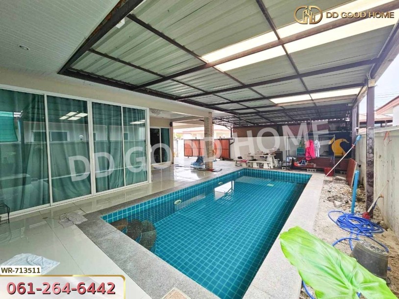 บ้านพูลวิลล่า หมู่บ้านสิริวิลล่า ชะอำ ใกล้โรงพยาบาลชะอำ-6