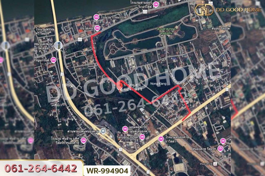 ที่ดินมีชัย 190.4 ตร.ว. หนองคาย ใกล้สะพานมิตรภาพไทย-ลาว แห่งที่ 1 (หนองคาย–เวียงจันทน์)-8