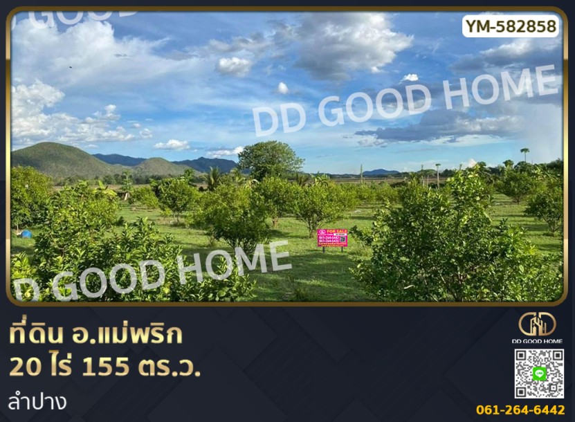 ที่ดิน ไร่สามคำ อ.แม่พริก 20 ไร่ 155 ตร.ว. ลำปาง-1