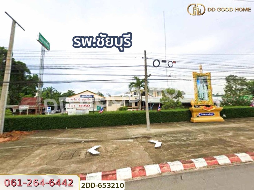 ที่ดินสวนยางชัยบุรี 5 ไร่ 23.4 ตร.ว. สุราษฎร์ธานี ใกล้ตลาดสดเทศบาลชัยบุรี-2