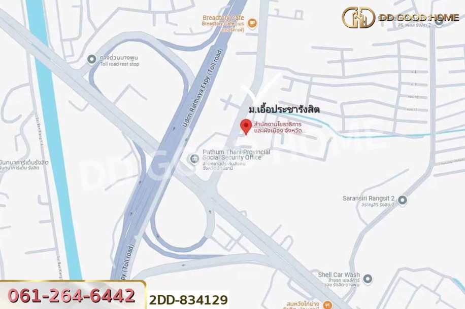 บ้านเดี่ยว บ้านเอื้อประชา รังสิต ปทุมธานี ใกล้สนง.โยธาธิการและผังเมืองจังหวัด.-10