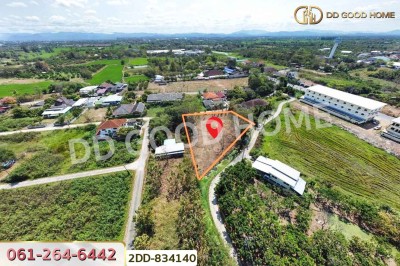 ที่ดินริมปิง 1 ไร่ 17.2 ตร.ว. ลำพูน ใกล้สำนักงานเทศบาลตำบลริมปิง