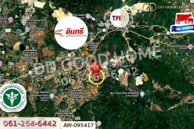 ที่ดินทับกวาง ถ.เทศบาล 6 แก่งคอย 390.3 ตร.ว. สระบุรี ใกล้โรงเรียนเทศบาลทับกวาง 2-9