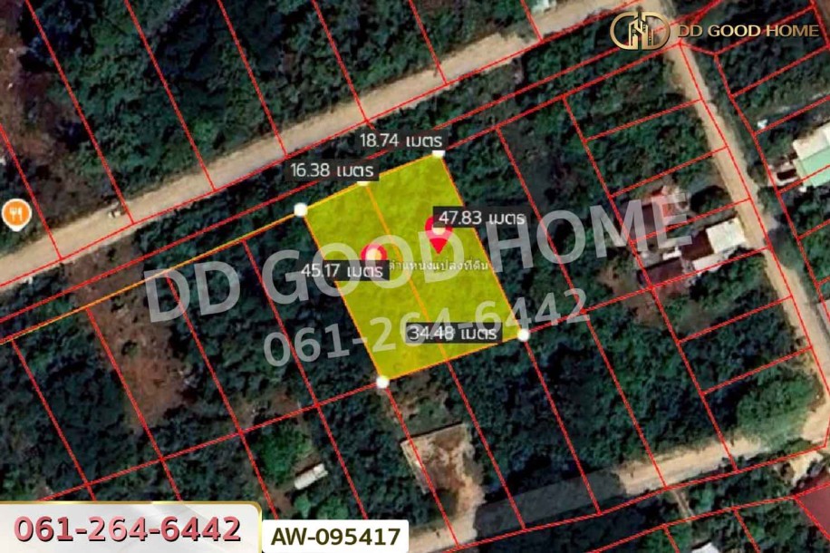ที่ดินทับกวาง ถ.เทศบาล 6 แก่งคอย 390.3 ตร.ว. สระบุรี ใกล้โรงเรียนเทศบาลทับกวาง 2-2