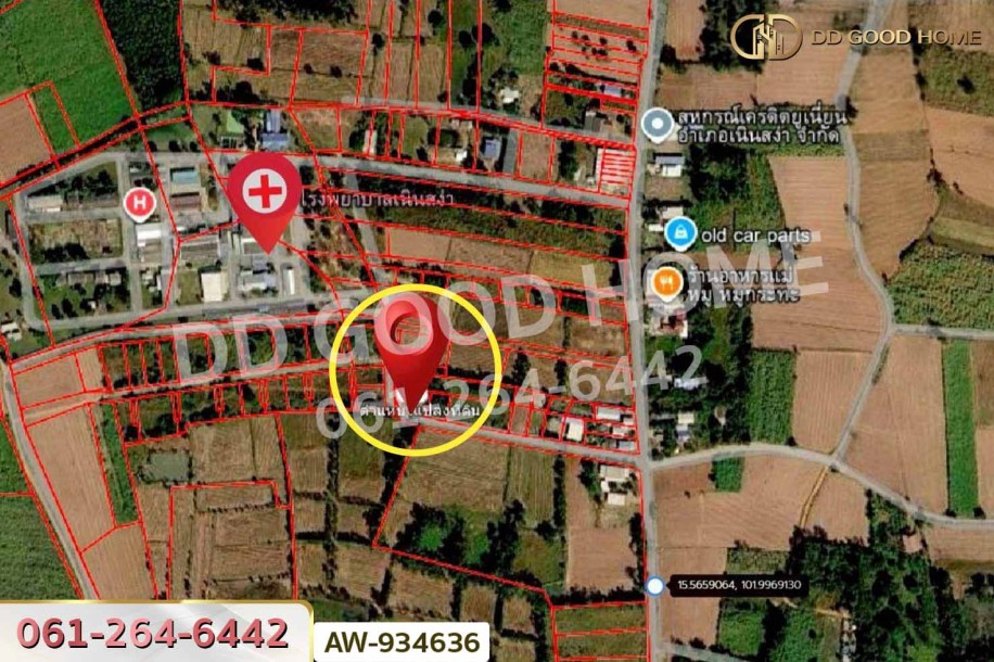 ที่ดินบ้านบะเสียว เนินสง่า 136.6 ตร.ว. ชัยภูมิ ใกล้โรงพยาบาลเนินสง่า-6