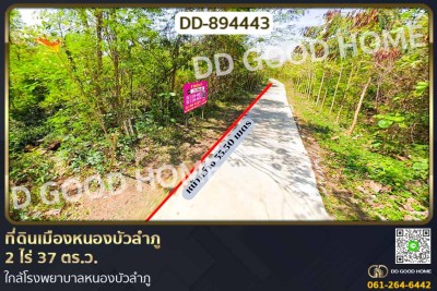 ที่ดินเมืองหนองบัวลำภู 2 ไร่ 37 ตร.ว. ใกล้โรงพยาบาลหนองบัวลำภู-1