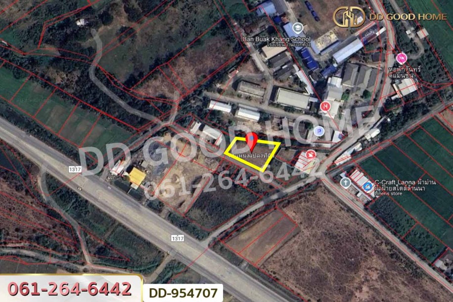 ที่ดินบวกค้าง 382 ตร.ว. สันกำแพง เชียงใหม่ ใกล้โรงพยาบาลสันกำแพง-8