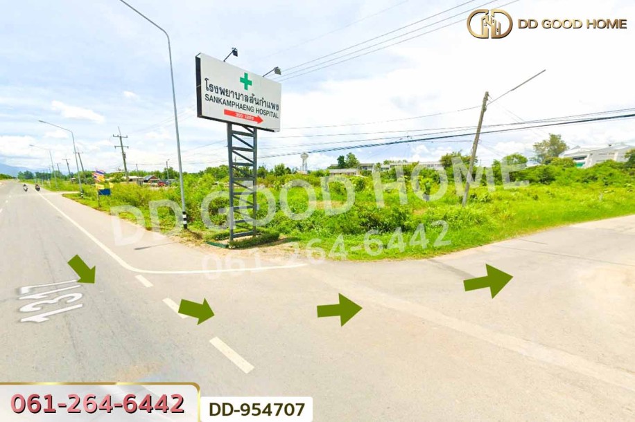 ที่ดินบวกค้าง 382 ตร.ว. สันกำแพง เชียงใหม่ ใกล้โรงพยาบาลสันกำแพง-6
