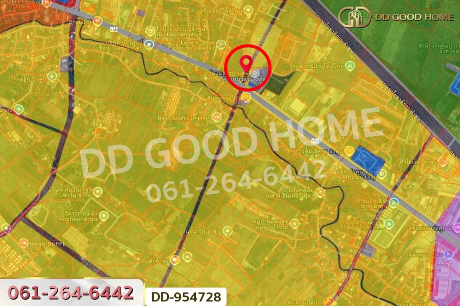 ที่ดินเมืองลำพูน 1 ไร่ 236 ตร.ว. ลำพูน ใกล้โกลบอลเฮ้าส์-4