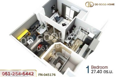 พลัส คอนโด อยุธยา ถ.โรจนะ ใกล้เซ็นทรัล อยุธยา