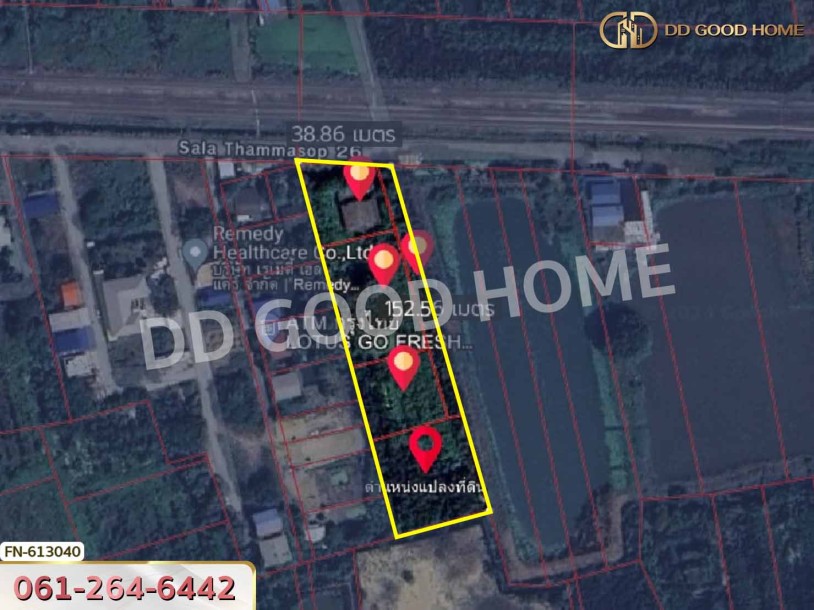 ที่ดิน ทวีวัฒนา 4 ไร่ 35 ตร.ว. ใกล้สถานีรถไฟ ศาลาธรรมสพน์-5