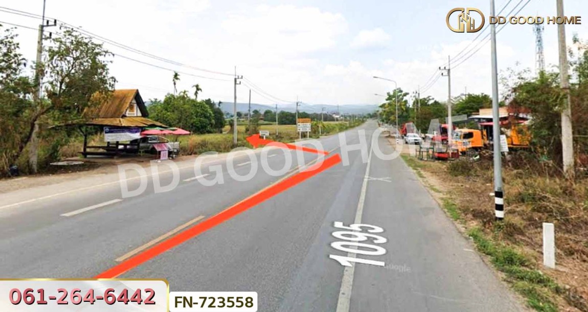 ที่ดินแม่แตง 1 ไร่ 270 ตร.ว. เชียงใหม่ ใกล้คาเฟ่เครื่องบิน-2
