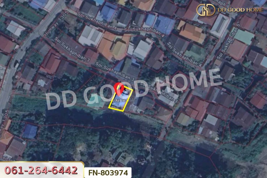 ที่ดินพร้อมบ้านเดี่ยวศรีสัชนาลัย 68 ตร.ว. ซ.สุขาภิบาล 3 สุโขทัย ใกล้วัดหาดสูง-3