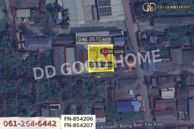ที่ดินพร้อมสิ่งปลูกสร้าง 121 ตร.ว. ซ.เลียบคลองภาษีเจริญฝั่งใต้ 5/4 ใกล้โรงเรียนสารสาสน์วิเทศหนองแขม-3