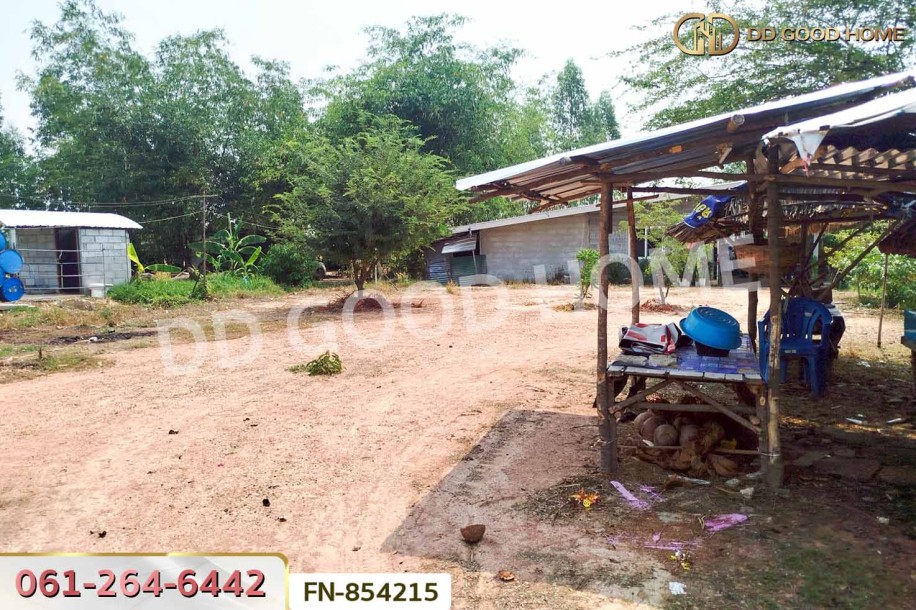 ที่ดินพร้อมสิ่งปลูกสร้างห้วยกระเจา 1 ไร่ กาญจนบุรี ใกล้วัดหนองต่อยอด-6