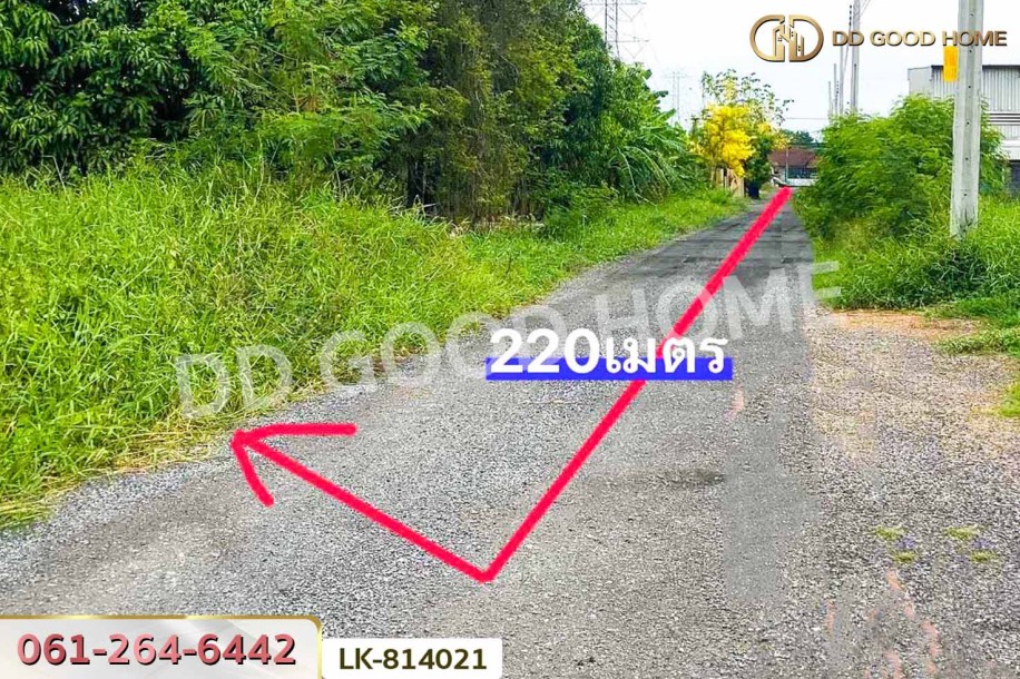 ที่ดินบางบัวทอง 323.6 ตร.ว. นนทบุรี ใกล้โรงเรียนคล้ายสอนศึกษา.-3