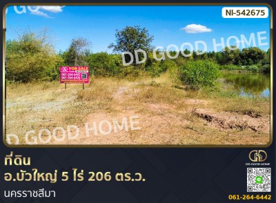 ที่ดิน อ.บัวใหญ่ 5 ไร่ 206 ตร.ว. นครราชสีมา-1
