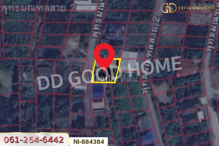ที่ดินทวีวัฒนา 93.9 ตร.ว. ซ.พุทธมณฑล 27 ใกล้พุทธมณฑล สาย 2-2