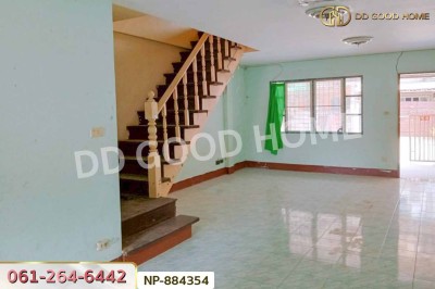 ทาวน์เฮ้าส์ หมู่บ้านสวัสดี 1 ถ.สำเร็จพัฒนา นนทบุรี ใกล้ พลัส มอลล์ บางใหญ่