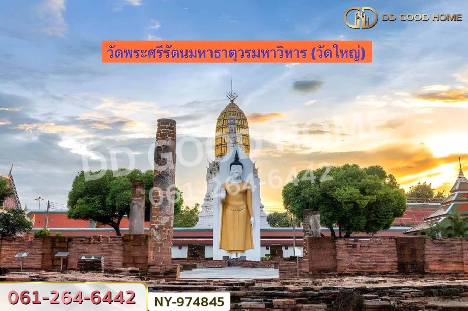 ที่ดินเมืองพิษณุโลก 100.1 ตร.ว. พิษณุโลก ใกล้วัดพระศรีรัตนมหาธาตุวรมหาวิหาร(วัดใหญ่)-8