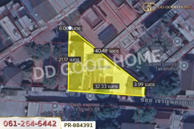ที่ดินพร้อมสิ่งปลูกสร้าง 125 ตร.ว. ซ.เจริญนคร 68 บางน้ำชล ใกล้ห้างไอคอนสยาม-2
